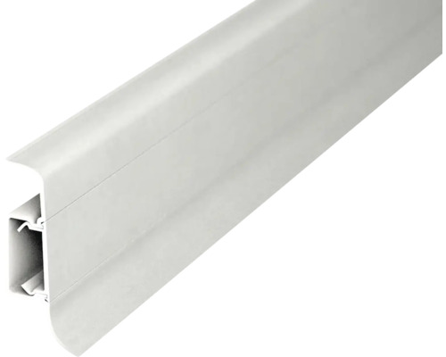 PRINZ Plint met kabelgoot cloudy grey 50x22 mm 2,5 m Kunststof afwerkprofiel