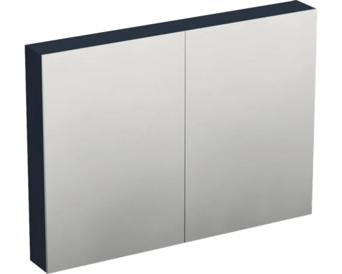 JUNGBORN Spiegelkast Trenta 72x100x14,4 cm blauw marino mat