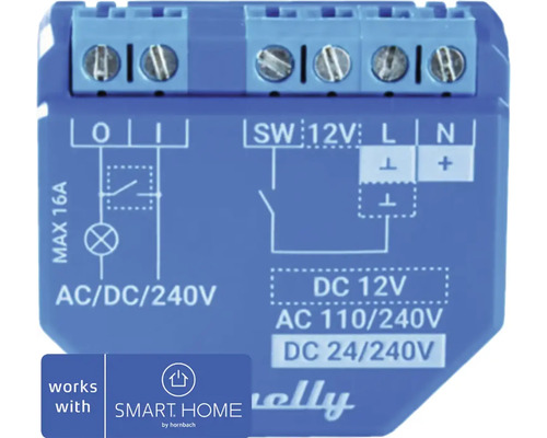 SHELLY Relais schakelaar Plus 1 WiFi Bluetooth