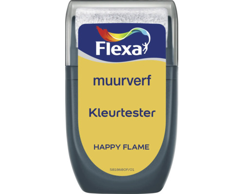 FLEXA Muurverf kleurtester Happy Flame 30 ml