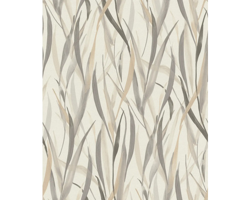 RASCH Vliesbehang 330205 Paraiso bladeren beige Behang met grasdessin