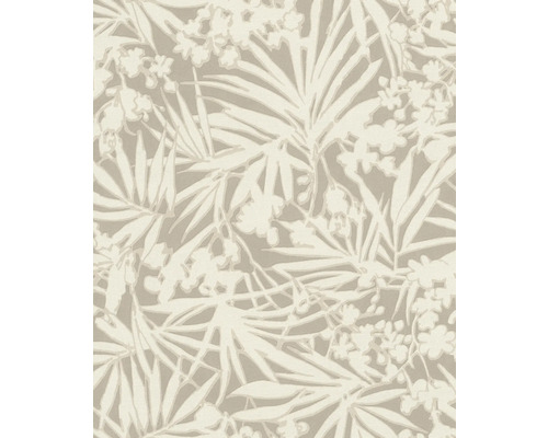 RASCH Vliesbehang 330311 Paraiso bladeren beige Behang met bloemmotief en palmbladeren
