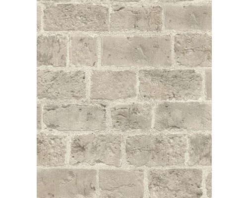RASCH Vliesbehang 865721 Symphony steenoptiek beige Behang met baksteenmotief
