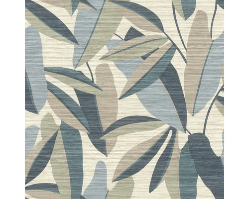 RASCH Vliesbehang 866346 Symphony bladeren beige Behang met bladerpatroon