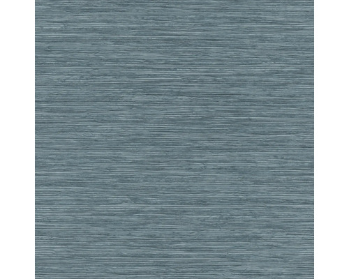 RASCH Vliesbehang 866445 Symphony textieloptiek blauw Textielbehang met horizontale structuur