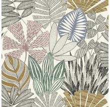 Behang met plantmotief