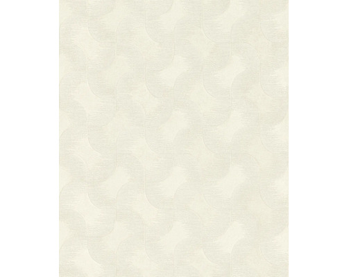 RASCH Vliesbehang 608120 Sky Lounge abstract crème Behang met golfpatroon