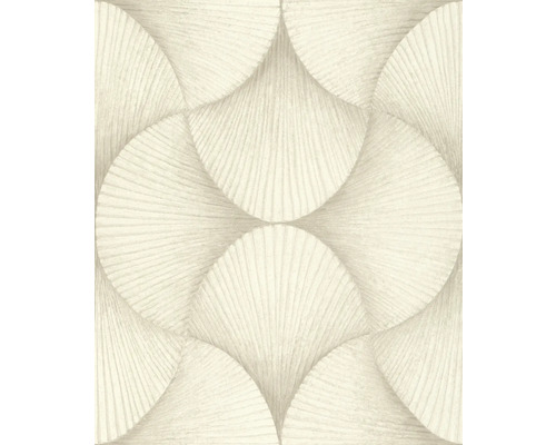 RASCH Vliesbehang 608229 Sky Lounge abstract crème Behang met halve cirkelpatronen