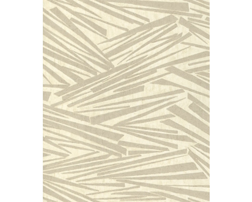 RASCH Vliesbehang 608335 Sky Lounge strepen beige Behang met een geometrisch lijnenpatroon