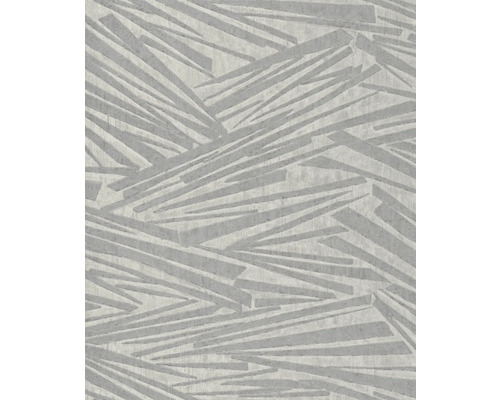 RASCH Vliesbehang 608342 Sky Lounge strepen zilver Behang met abstract streepmotief