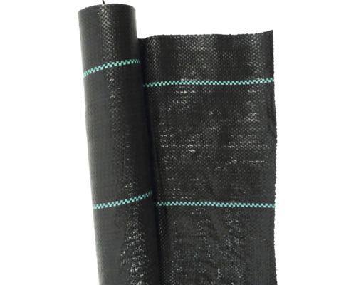 NATURE Worteldoek zwart 100 g/m² 1 x 25 meter Rol onkruiddoek van kunststof
