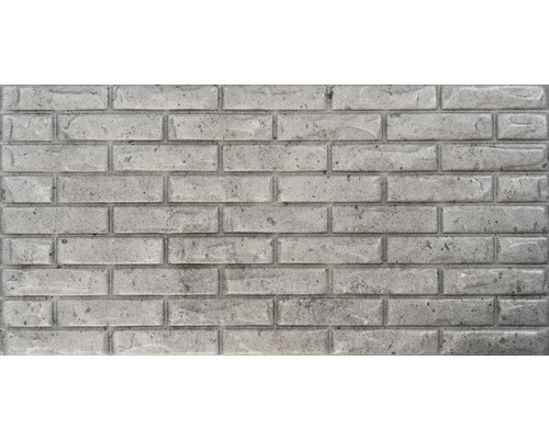 DECOFLAIR Wandpaneel schuim steen betonlook 100x50 cm 4 stuks Decoratieve wandbekleding in baksteenlook