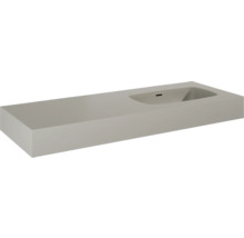 Wastafelblad met ingebouwde wasbak