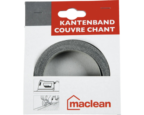 Kantenband op de verpakking