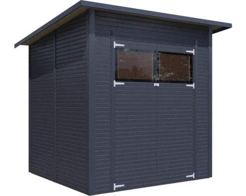 Tuinhuis met raam en plat dak