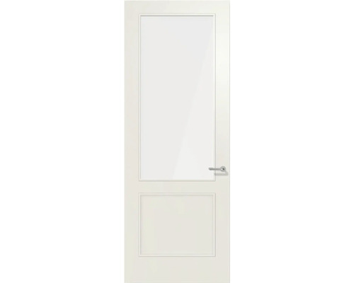 BERKVENS Binnendeur Verdi Lux E21V Stomp links wit afgelakt 250,7 x 92,6 cm Binnendeur met glazen inzet en deurbeslag