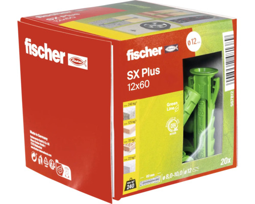 Fischer SX Plus pluggen 12x60 in doos