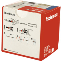 Verpakking Fischer DuoBlade pluggen 40 stuks