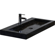 Natuurstenen wastafel met kraan