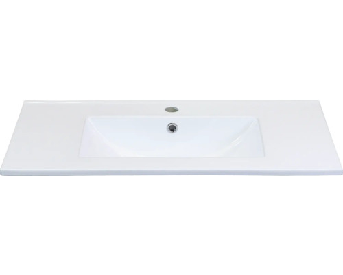 Wastafelblad met rechthoekige wasbak