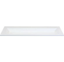SANOX Wastafel kunststeen Thin 120,5x45,5 cm