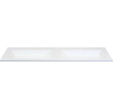 SANOX Wastafel kunststeen Thin 140,5x45,5 cm