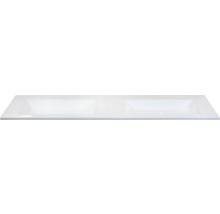 SANOX Wastafel kunststeen Thin 160,5x45,5 cm