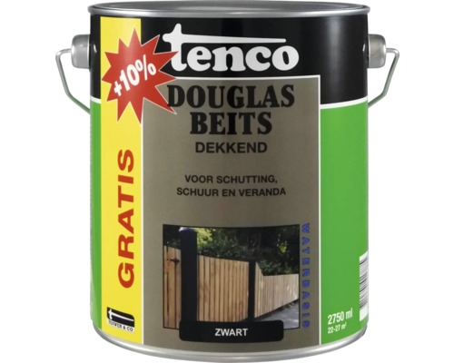 TENCO Douglasbeits dekkend zwart 2,75 l