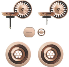 Spoelbak accessoireset met zeefmand en stop