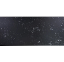 SANOX Bovenblad Compact Stone 121x46x2 cm zwart marmer
