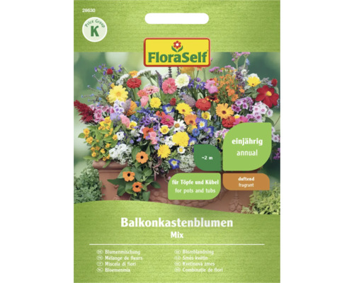 FLORASELF Bloemenzaden Bloemenmix Voor Balkonbak