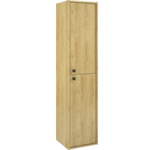 JUNGBORN Hoge badkamerkast PRIMUS met greep 350x1550x350 mm natural hickory