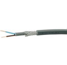 Gestripte elektrische kabel met afscherming