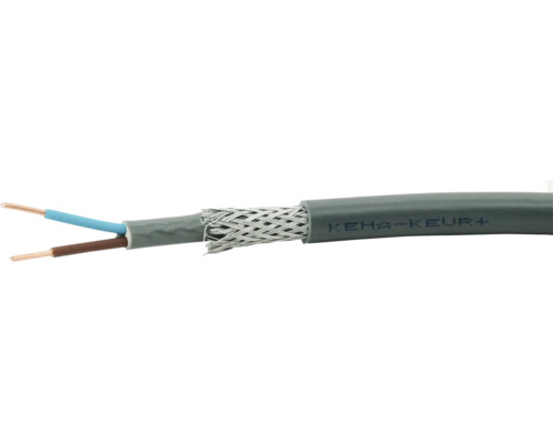 Grondkabel XMVK-as 2x2,5 mm² grijs, 100 meter