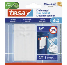 TESA Powerstrips klevende spijker voor tegels & metaal 4 kg 2 stuks-thumb-0
