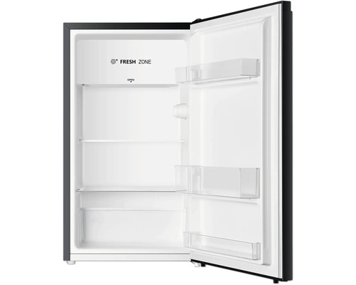 Geopende koelkast met opbergvakken en vershoudzone