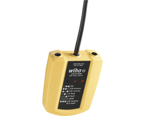 Wiha stopcontacttester voor elektrische keuring