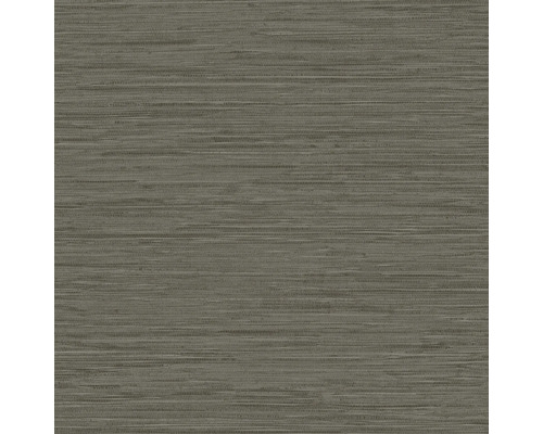 Vliesbehang 124267 Grasspaper strepen taupe Behang met horizontale textielstructuur