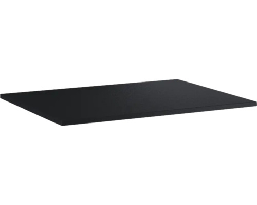 JUNGBORN Wastafelblad mat zwart 606 x 460 mm zonder uitsparing Rechthoekig werkblad