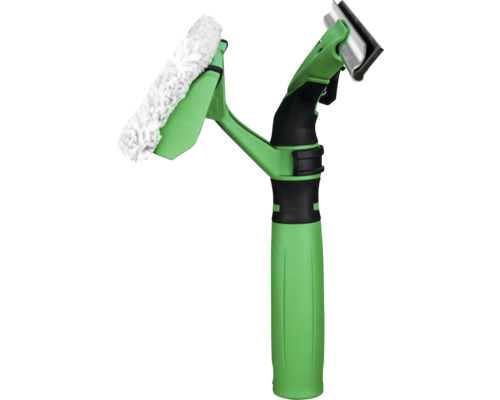 Raamwisser met inwasser en aftrekker voor de reiniging van ramen