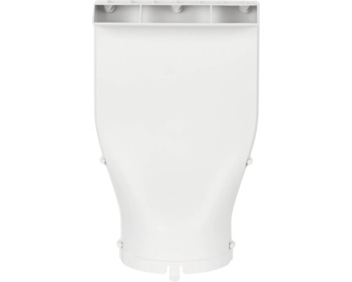 Witte afzuigbuis van kunststof