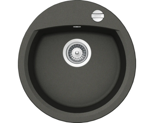 Ronde spoelbak met afvoergarnituur