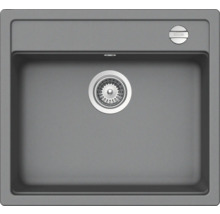 Spoelbak van composiet met zeefkorfventiel