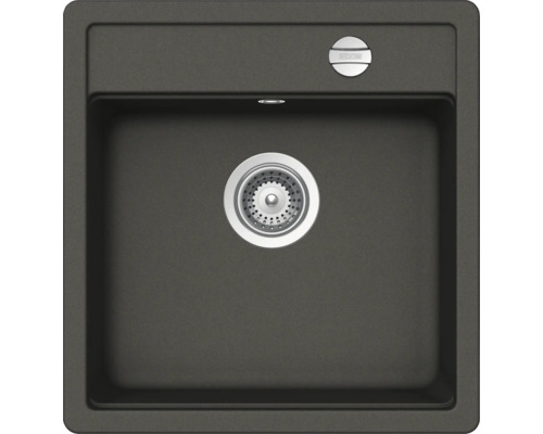 Spoelbak van graniet met zeefkorfventiel