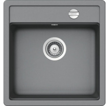 Spoelbak van silgranit met afvoerrooster