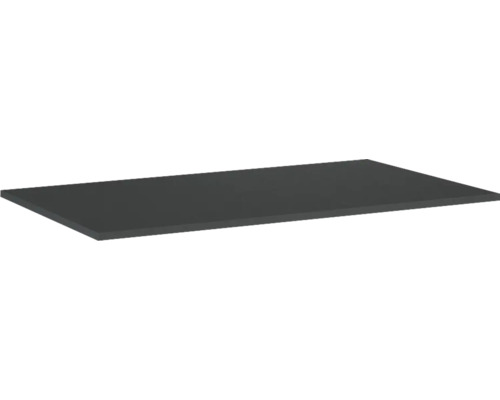 JUNGBORN Wastafelblad antraciet mat 806 x 460 mm zonder uitsparing