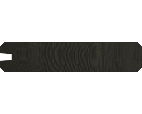 OUTDOOR LIFE Afdekprofielplank geïmpregneerd grenen hout zwart 2,8x13,5x180 cm