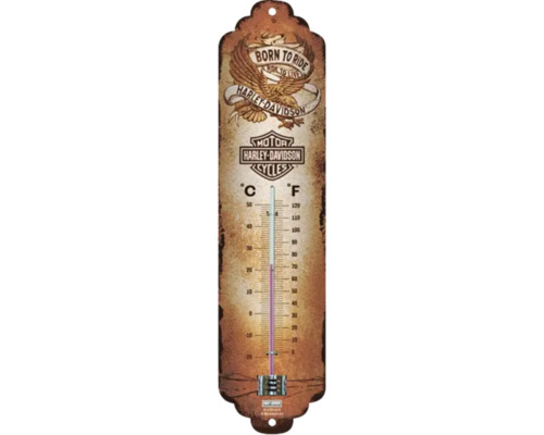Harley Davidson thermometer met Celsius en Fahrenheit aanduiding