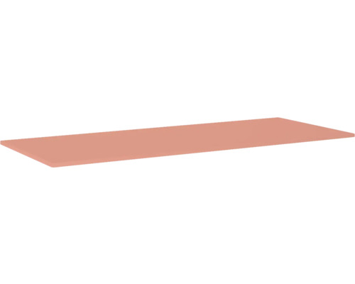 JUNGBORN Wastafelblad terra roze mat 1210 x 460 mm zonder uitsparing