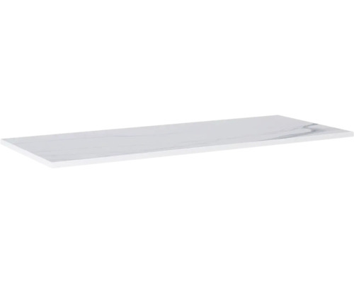 JUNGBORN Wastafelblad wit mat 1210 x 460 mm zonder uitsparing